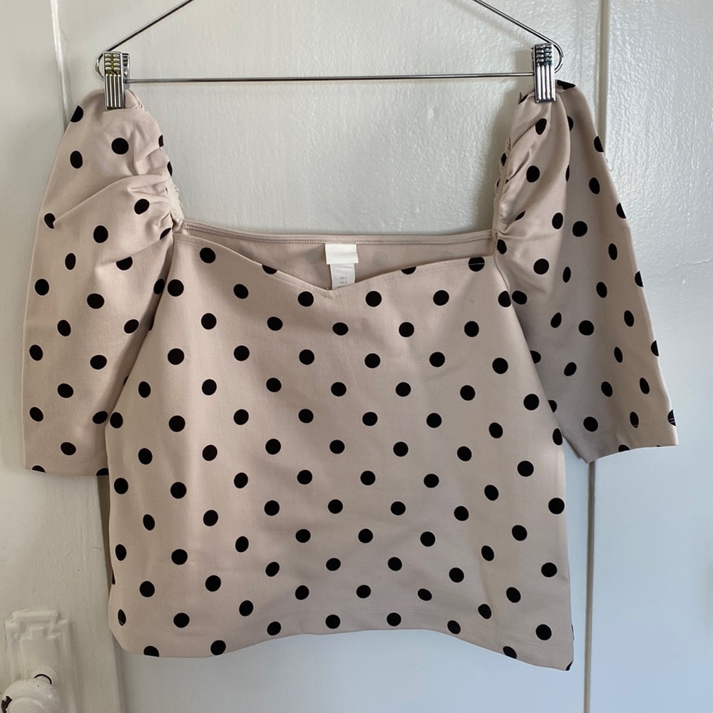 Sweetheart Polka Dot Top